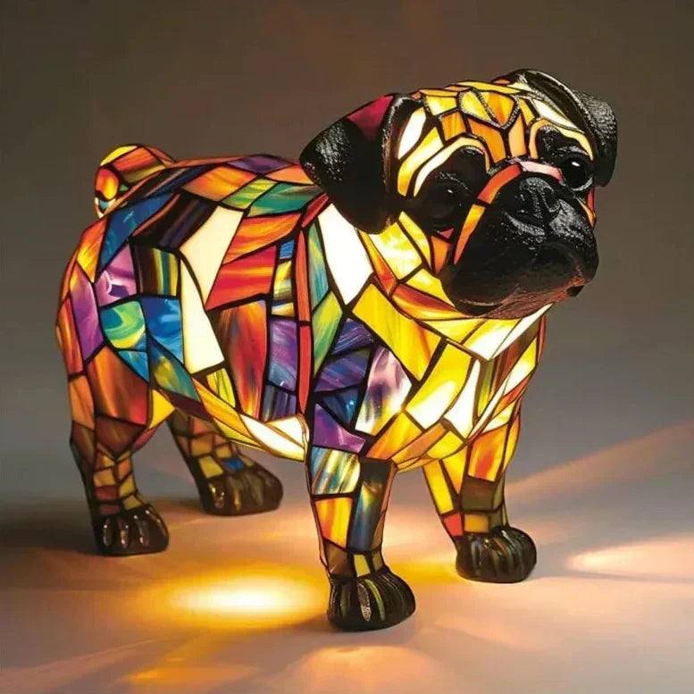 Glowing Pug – pug with a dark muzzle