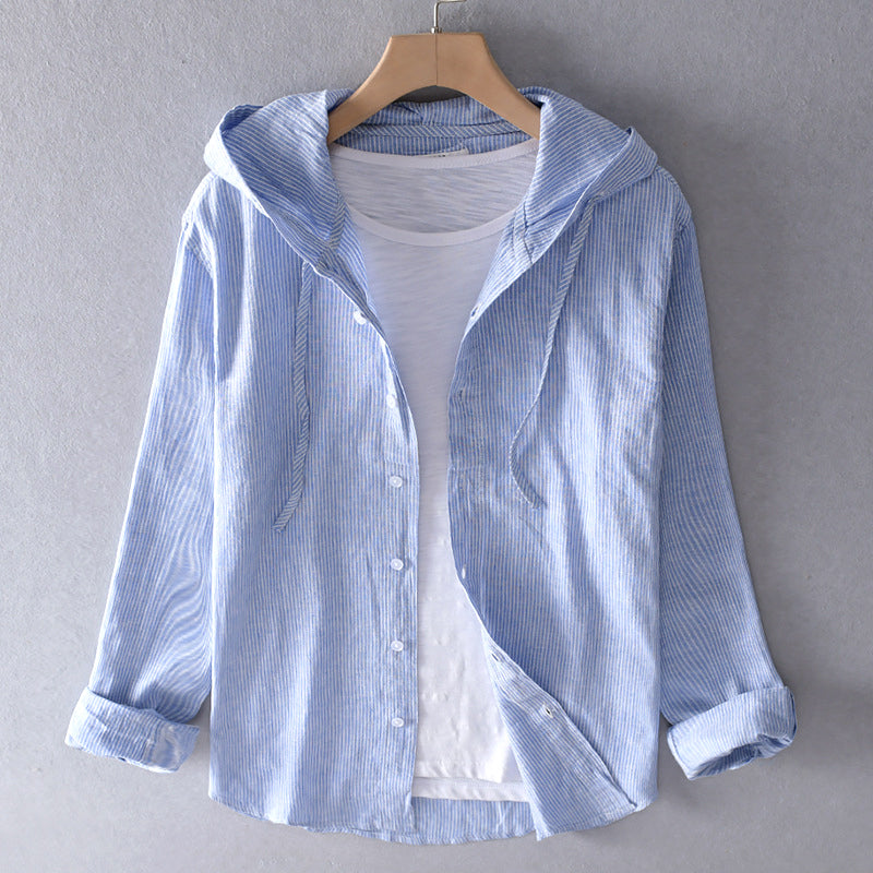Juliet | Lightweight Cotton Hooded Top