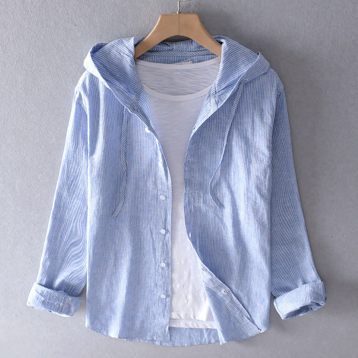 Juliet | Lightweight Cotton Hooded Top
