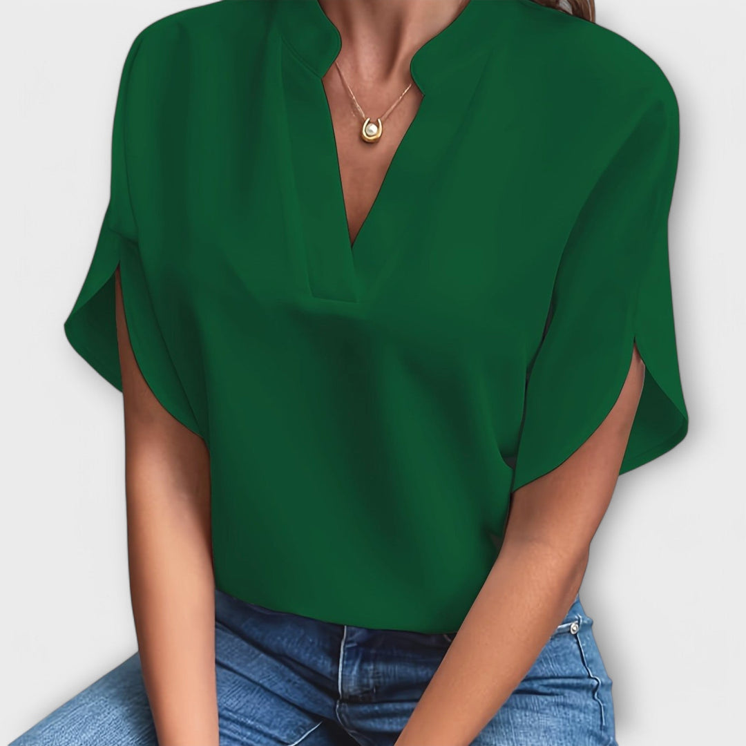 Gizela | Lightweight Cotton-Blend Blouse
