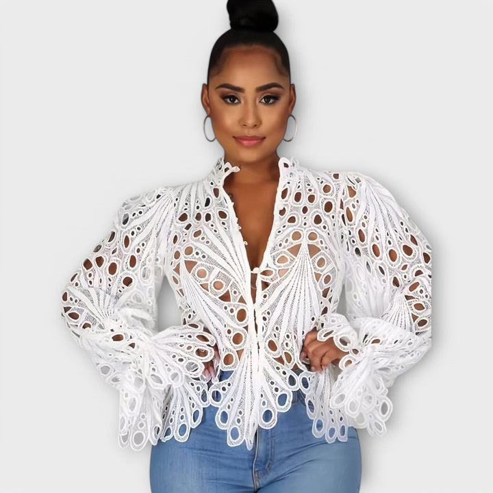 Melina | Lace-Detail Blouse