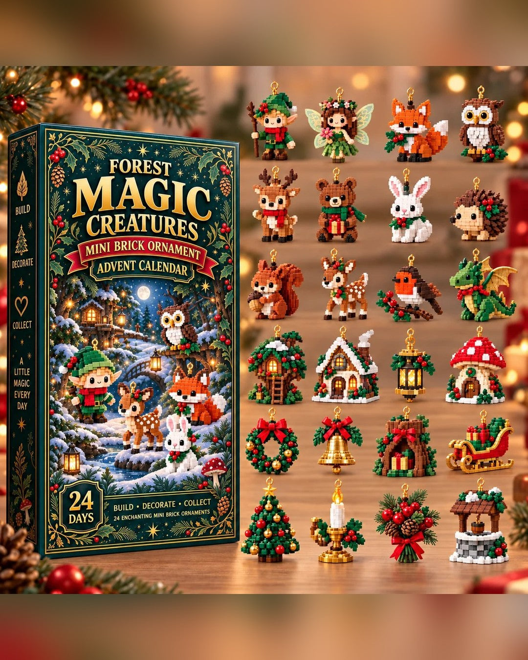 Woodland Magic Advent Calendar – 24 Mini Building Sets
