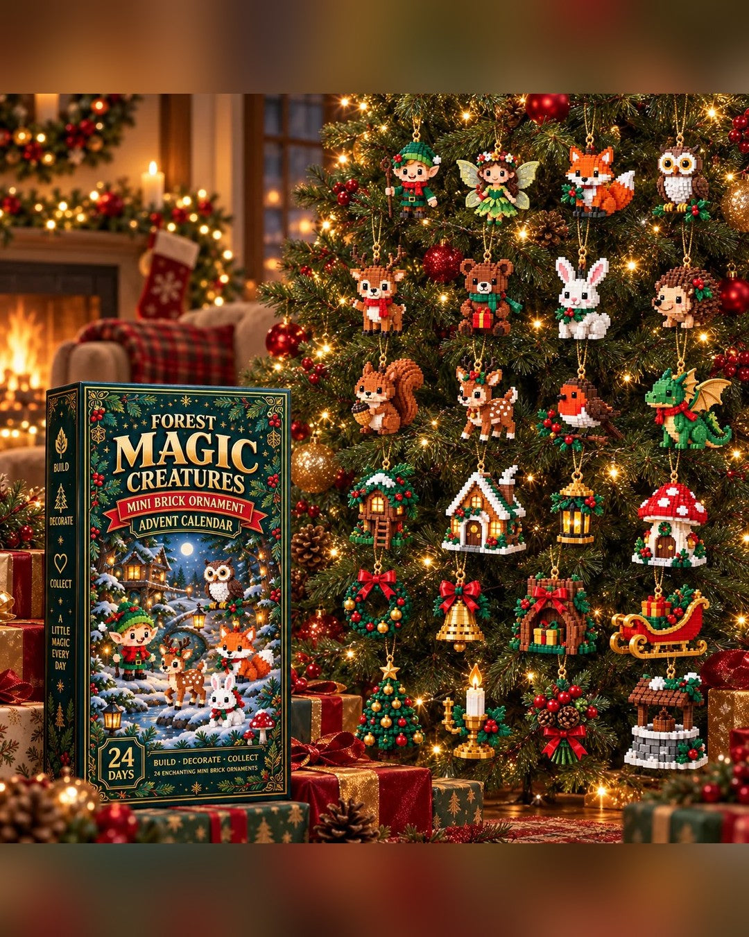 Woodland Magic Advent Calendar – 24 Mini Building Sets
