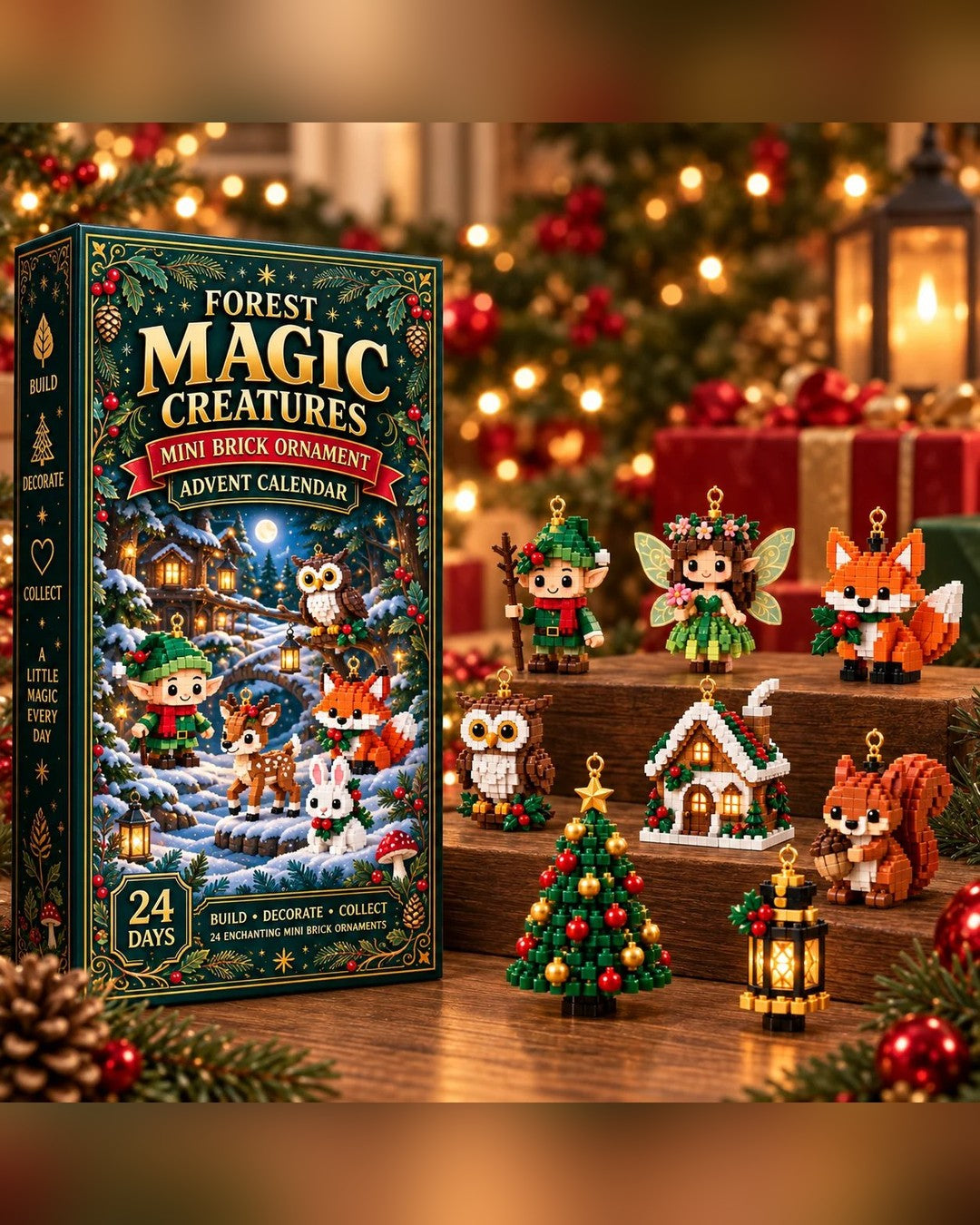 Woodland Magic Advent Calendar – 24 Mini Building Sets