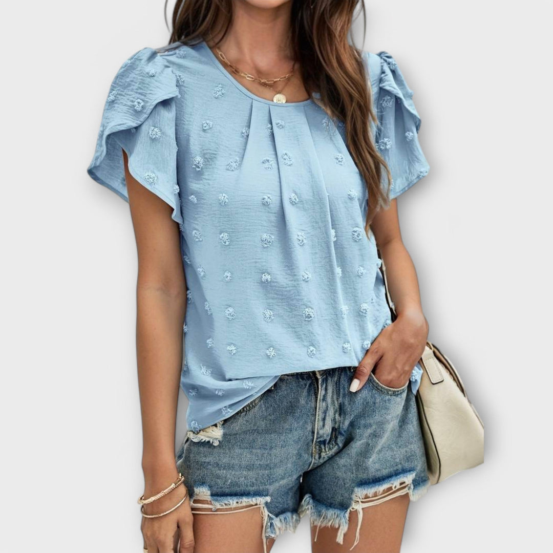Amalia | Floral Sleeve Blouse