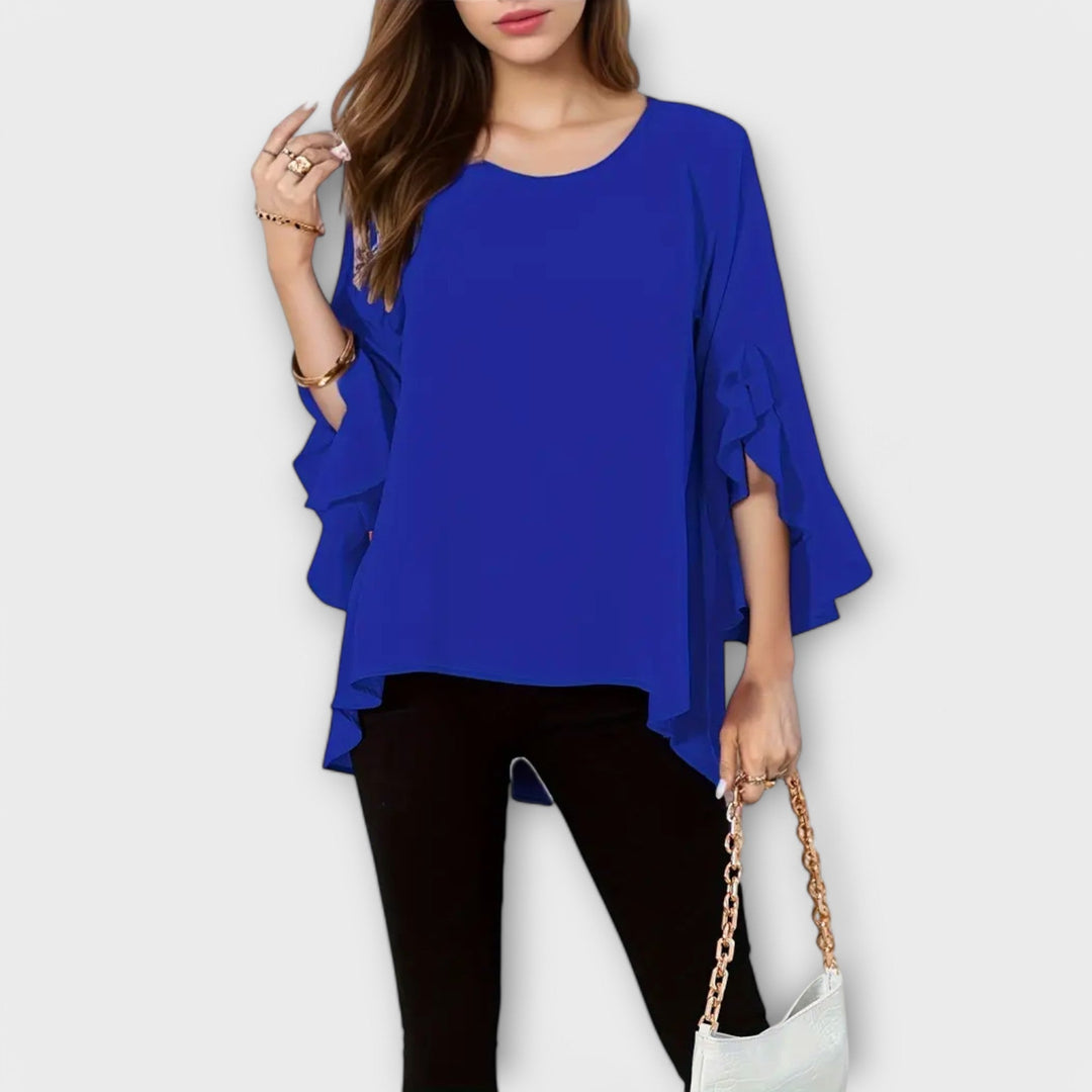 Andie | Flowing Ruffle-Sleeve Blouse