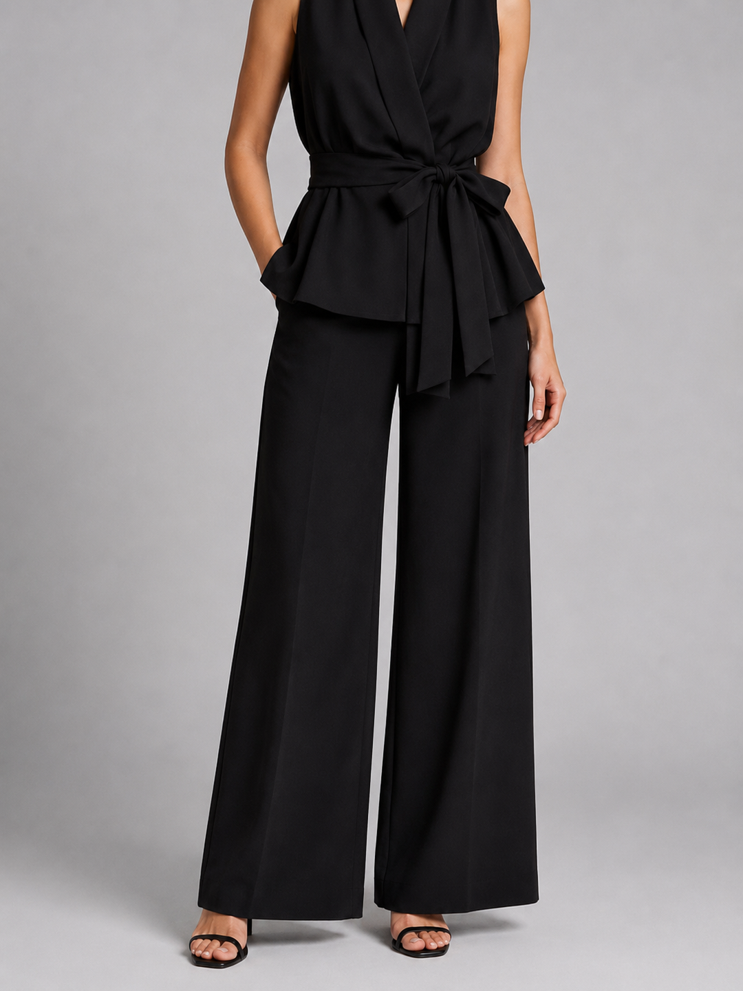 Graziella | Completo Top e Pantaloni Palazzo