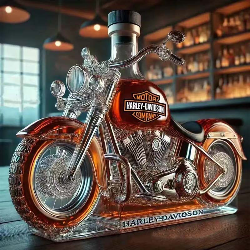 Motorcycle Whisky Bottle – motorcycle-shaped decorative bottle
