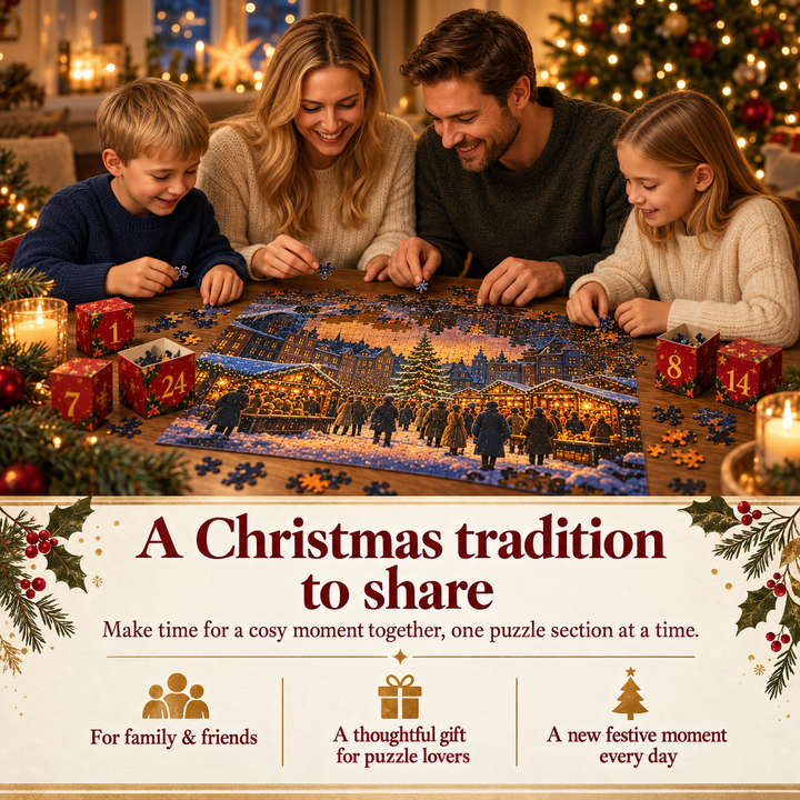 A Christmas tradition to share: daily puzzle time for family and friends