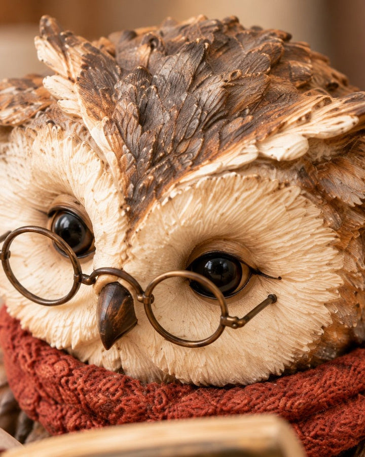 Reading Owl – Book Lover's Shelf Sitter