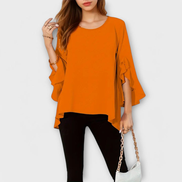Andie | Flowing Ruffle-Sleeve Blouse