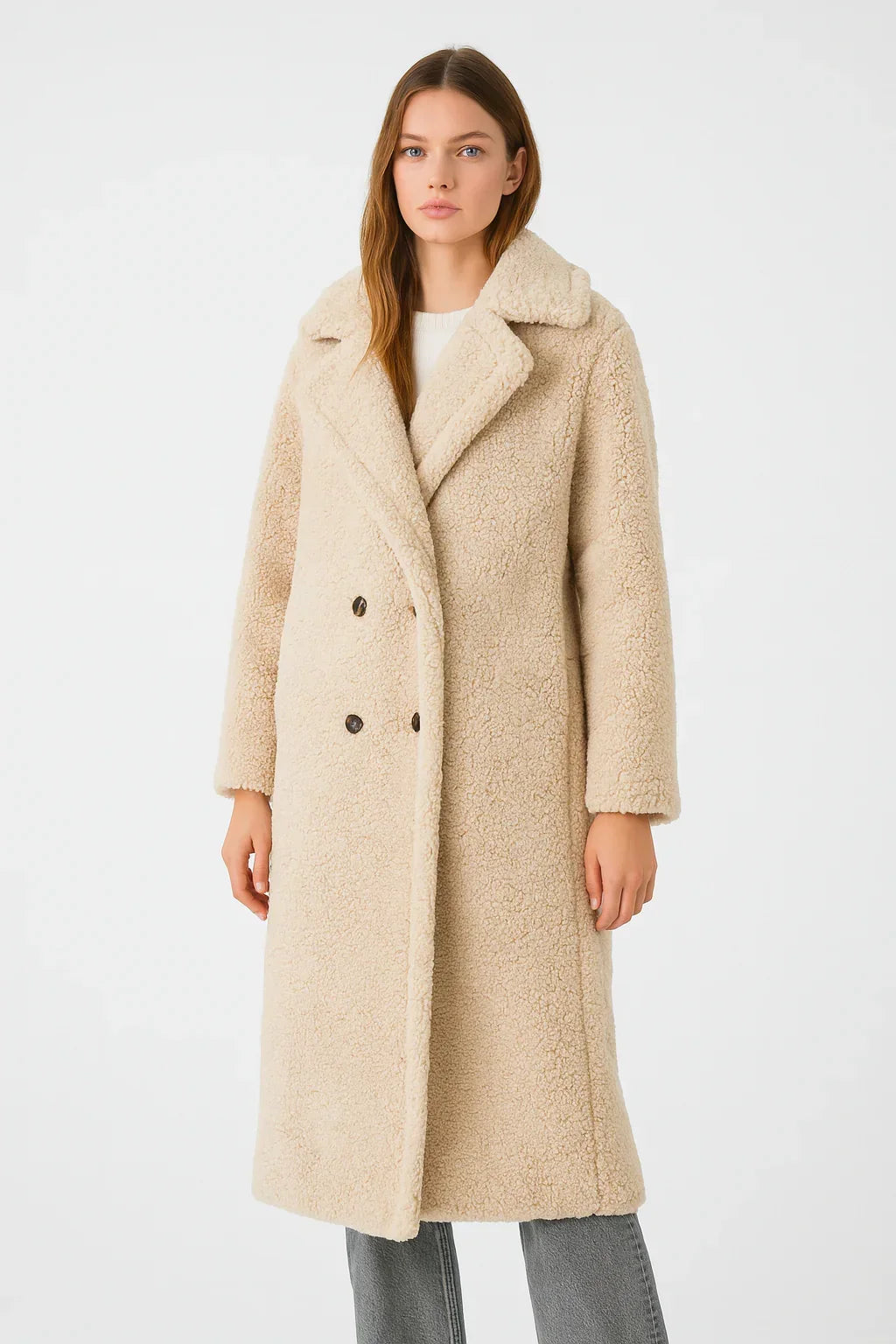 Martina | Cappotto Lungo Teddy