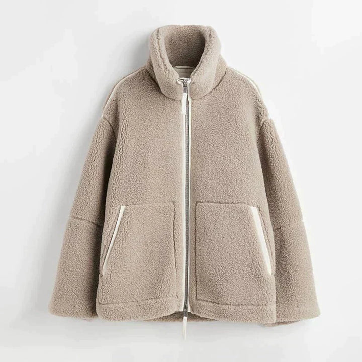 Silvana | Giacca Teddy Oversize Collo Alto