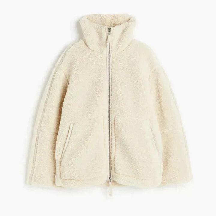 Silvana | Giacca Teddy Oversize Collo Alto