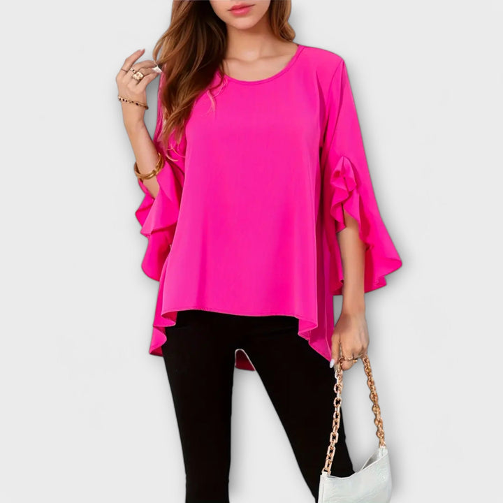 Andie | Flowing Ruffle-Sleeve Blouse