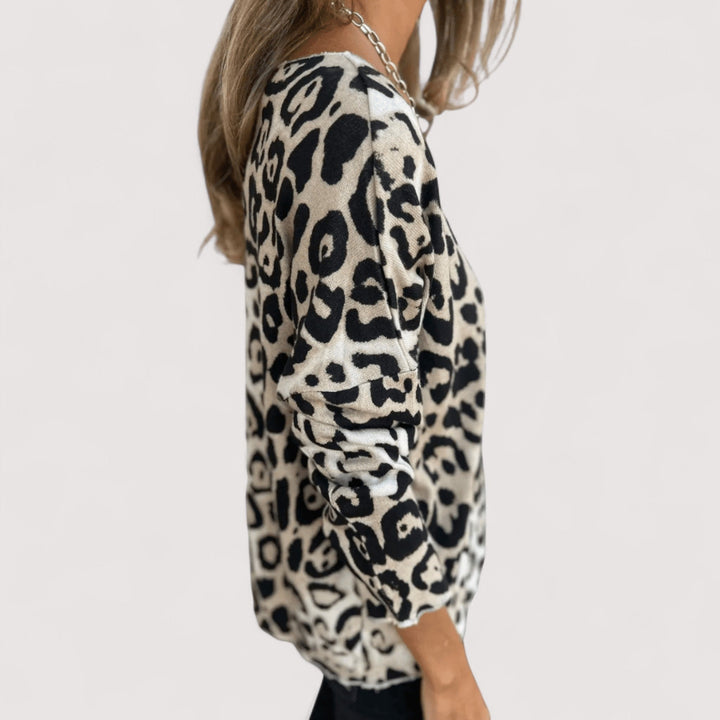 Zlata | Leopard Print Casual Top