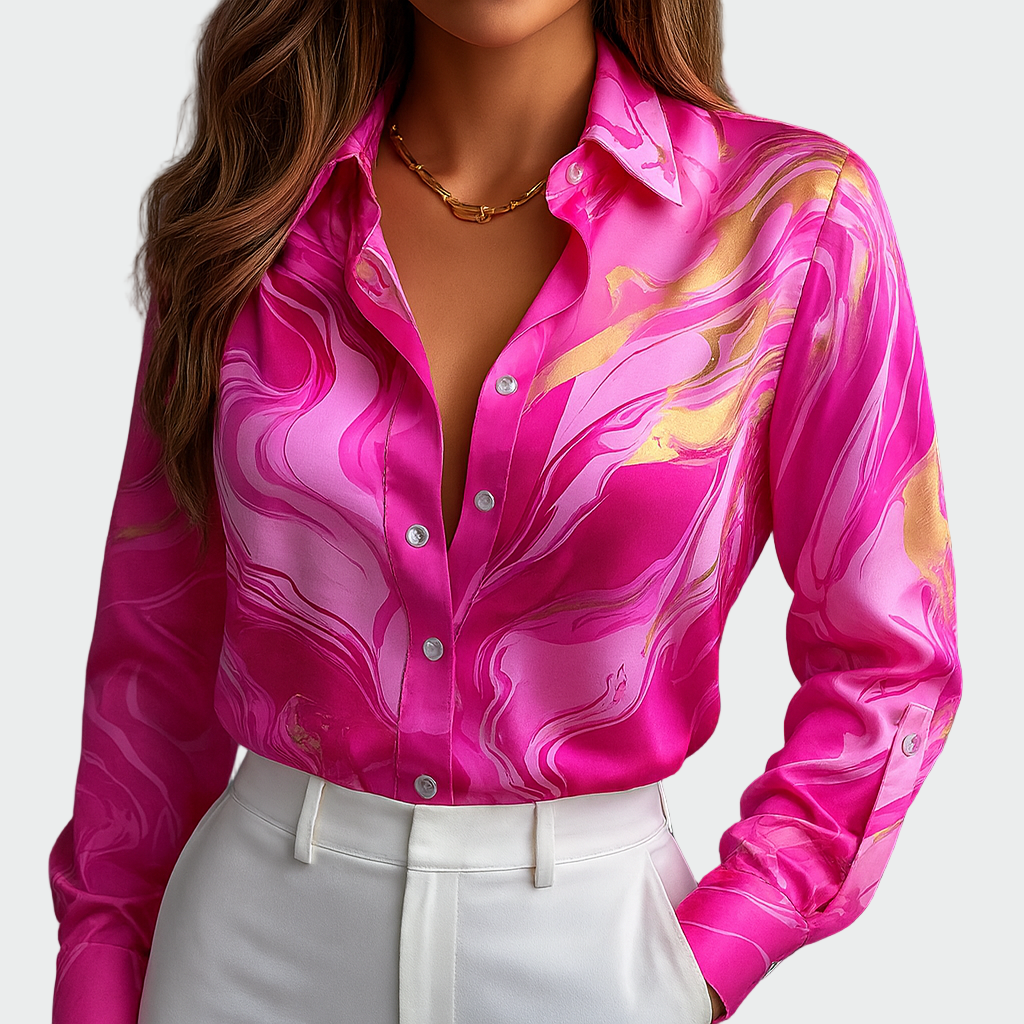 Miriam | Relaxed Satin Shirt