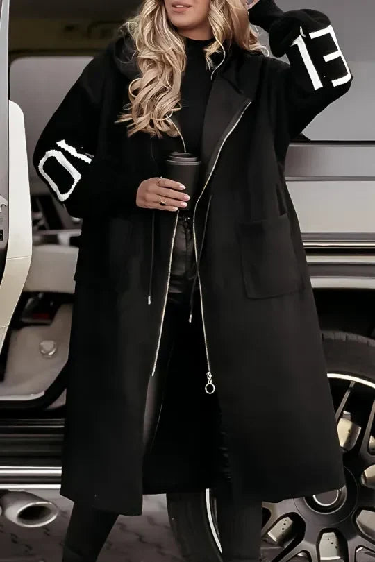 Alessandra | Giacca Patchwork Idrorepellente con Cappuccio