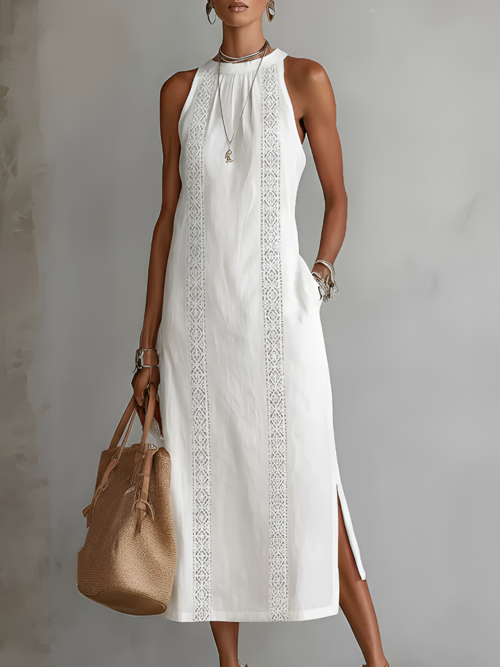 Ella | Elegant Embroidered Midi Dress