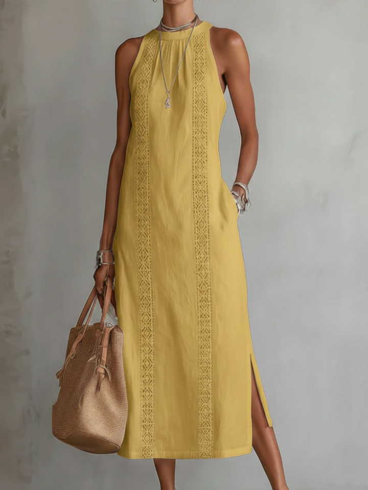 Ella | Elegant Embroidered Midi Dress