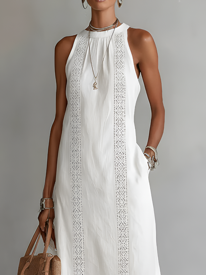 Ella | Elegant Embroidered Midi Dress