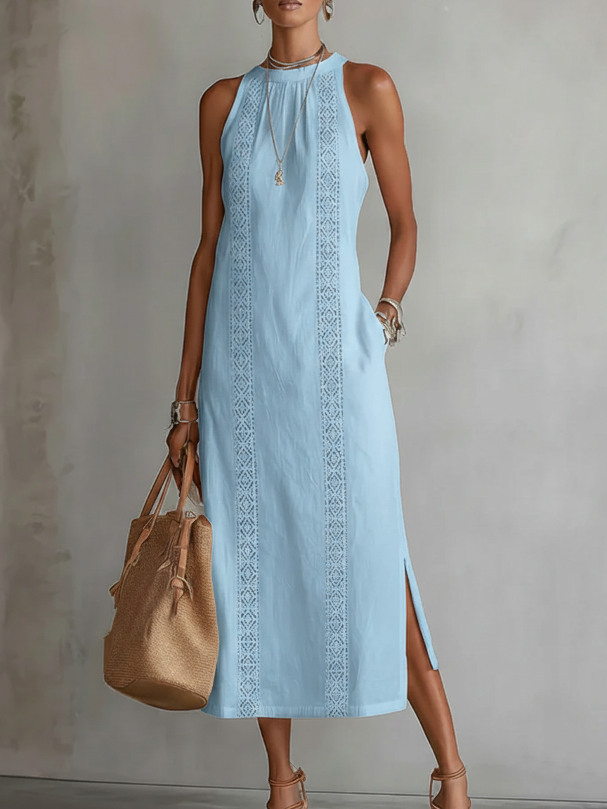 Ella | Elegant Embroidered Midi Dress