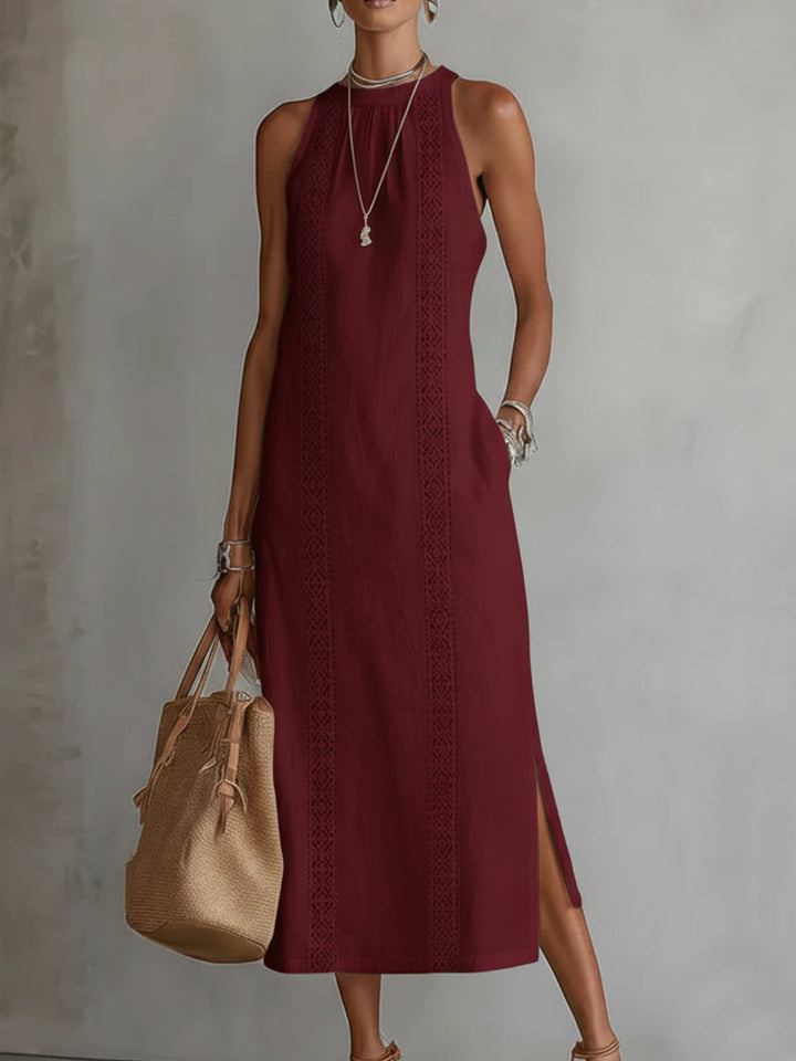 Ella | Elegant Embroidered Midi Dress