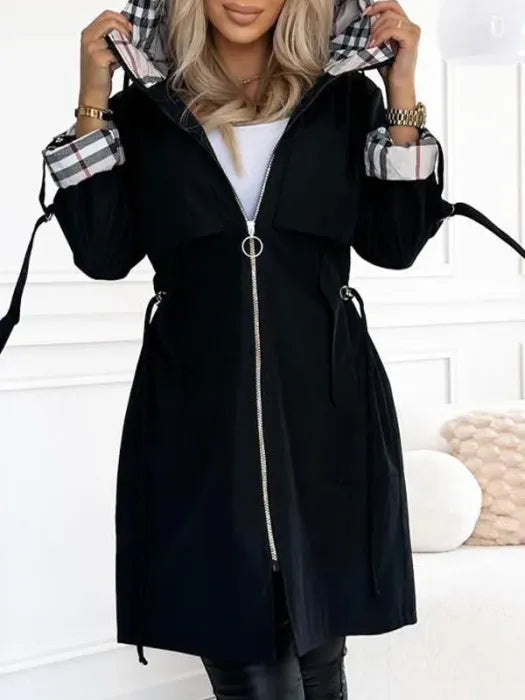 Gabriella | Cappotto Impermeabile Antivento con Zip