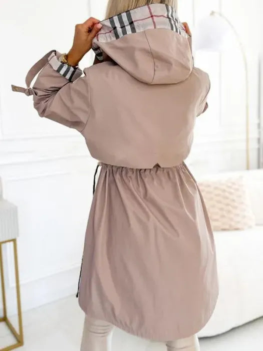 Gabriella | Cappotto Impermeabile Antivento con Zip