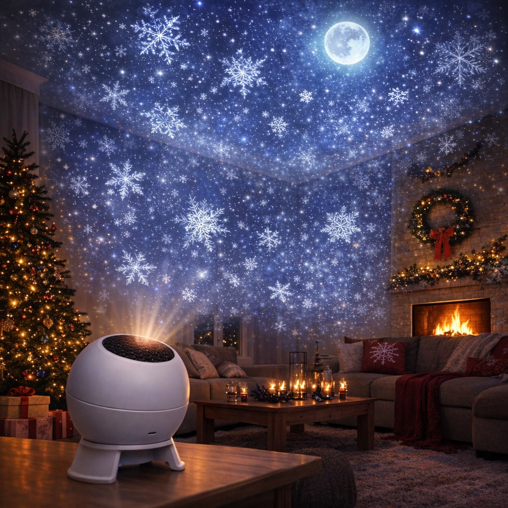 Rotating Christmas HD Projector – Turn Any Room into a Christmas Wonderland