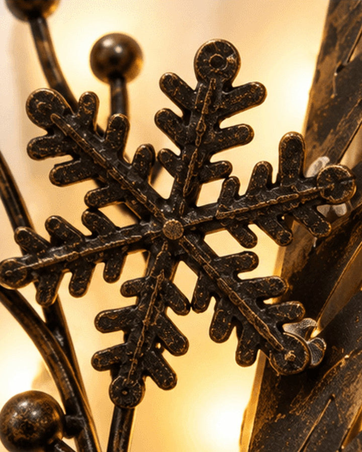 Winter Forest LED Wall Art – Vintage Bronze Finish