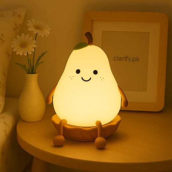 Cute Pear Night Light for Cozy Ambiance