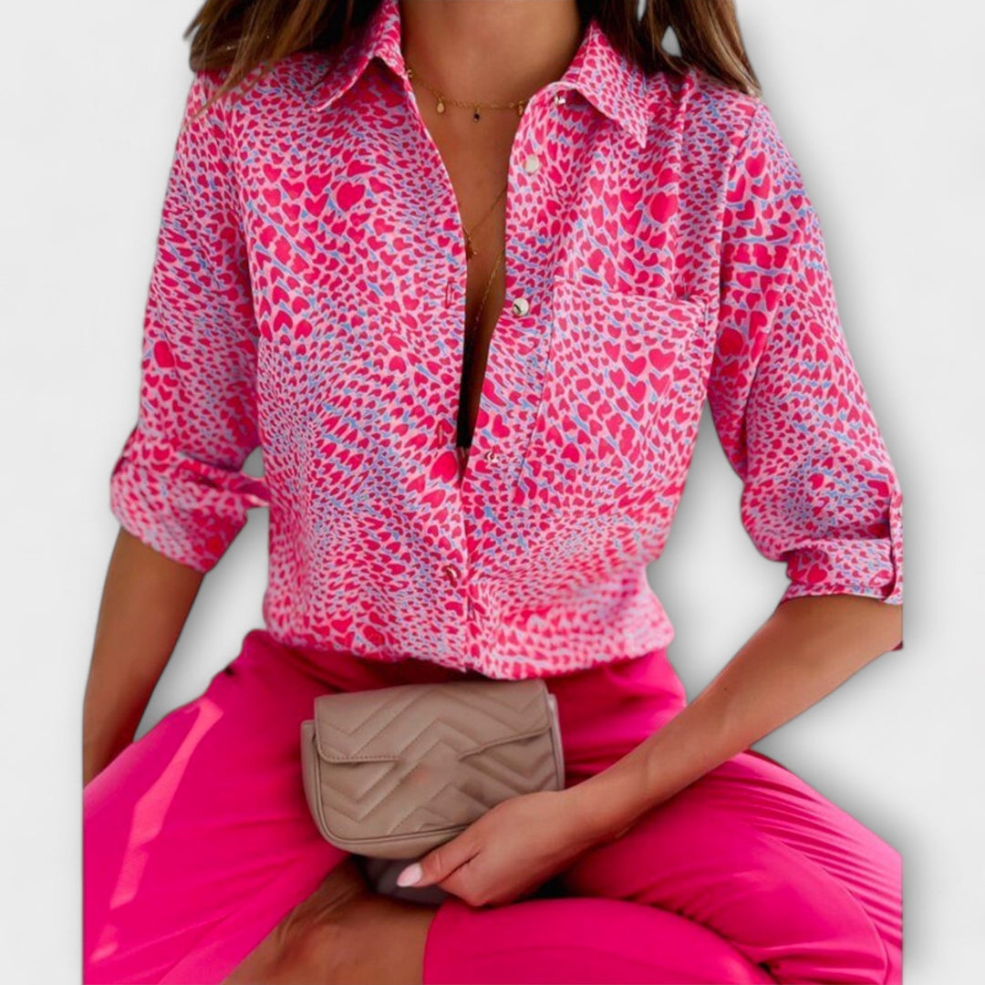 Lumi | Geometric Print Blouse
